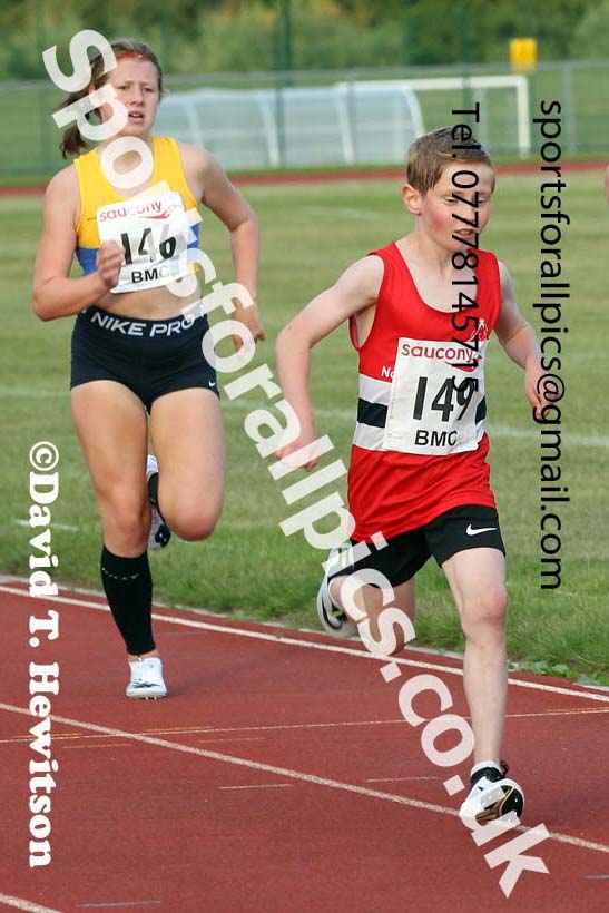 BMC 800 metes, Chester le Street, August 9th. Photo: David T. Hewitson/Sports for All Pics